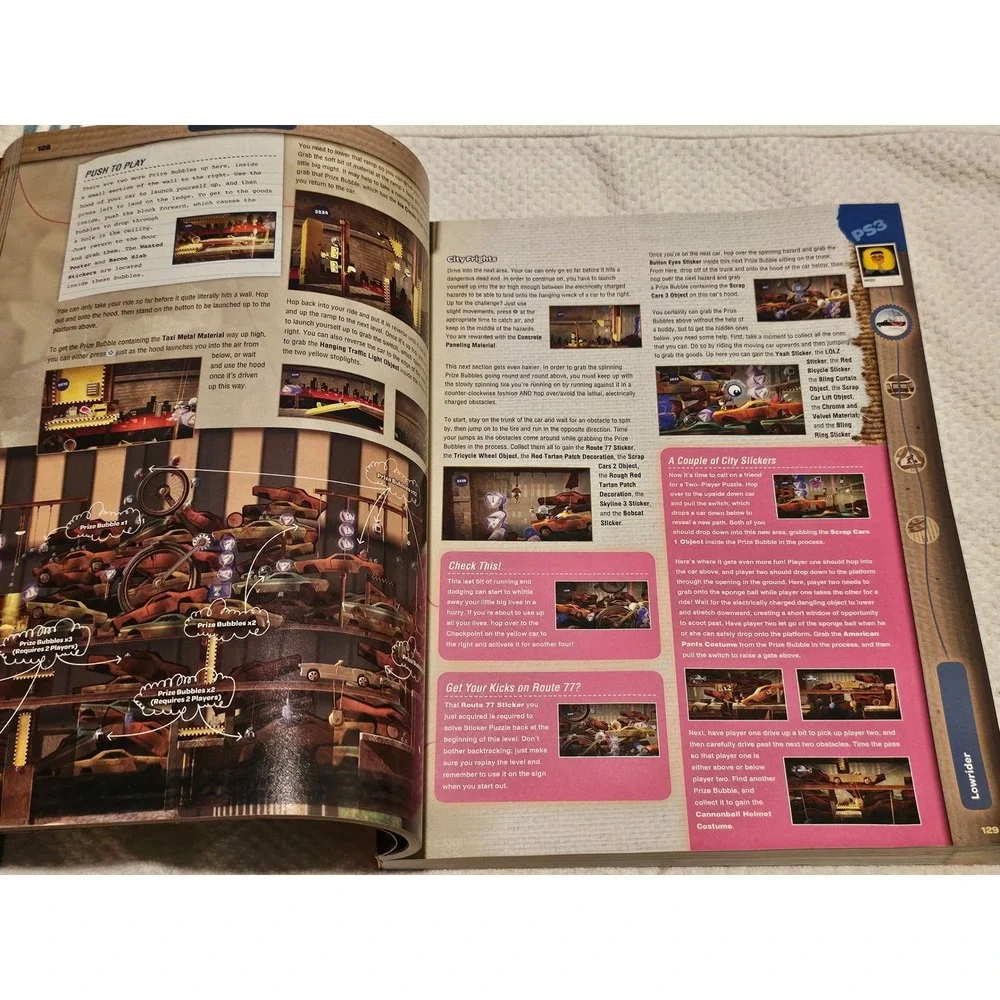 LittleBigPlanet Super Book BradyGames Signature Series Strategy Guide PS3 PSP